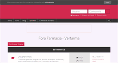 Desktop Screenshot of foro.verfarma.com