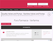 Tablet Screenshot of foro.verfarma.com